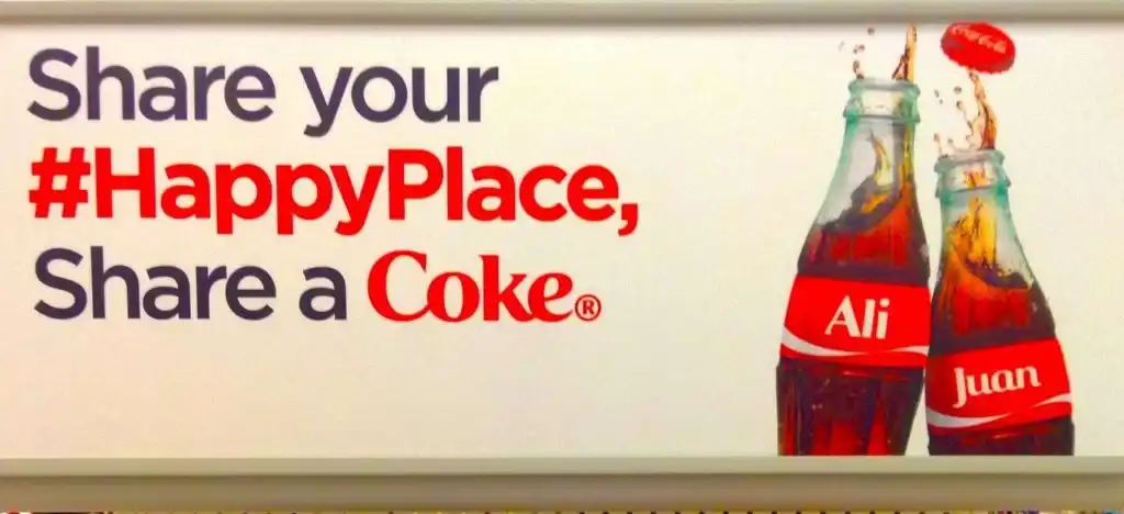 Share CocaCola Campaign